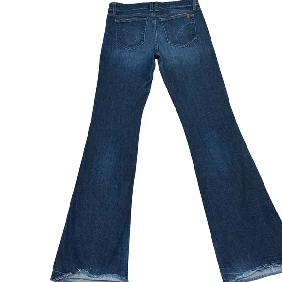 Joe's Jeans Jessica Flare Dark Wash Denim Women's Size 29 Western Boho Y2K - Picture 2 of 8